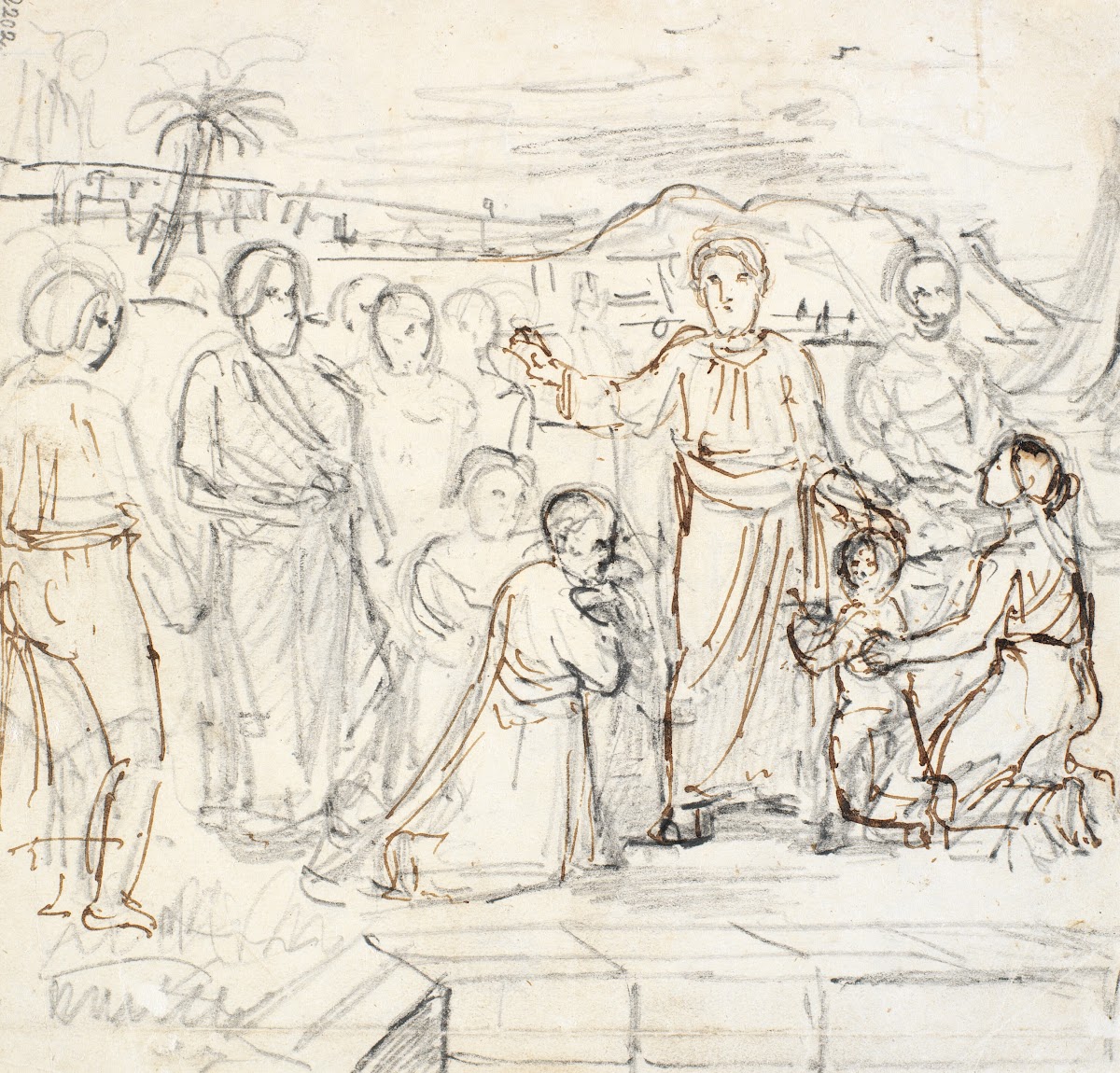 Kristus velsigner de små børn 1840  1849