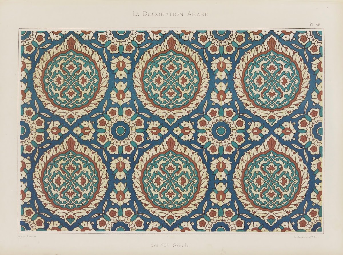 La Décoration arabe Pl41 1860s 1880s