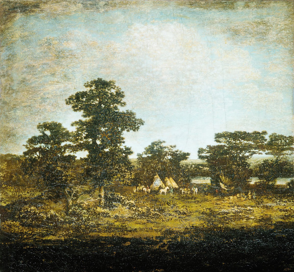An Indian Encampment ca 18801900