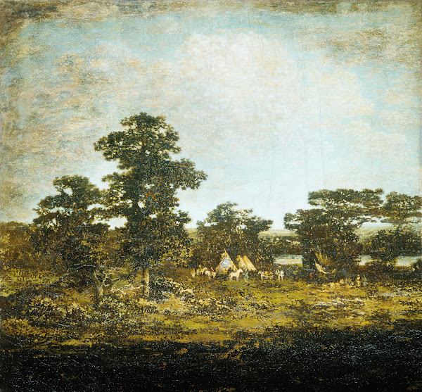 An Indian Encampment ca 18801900
