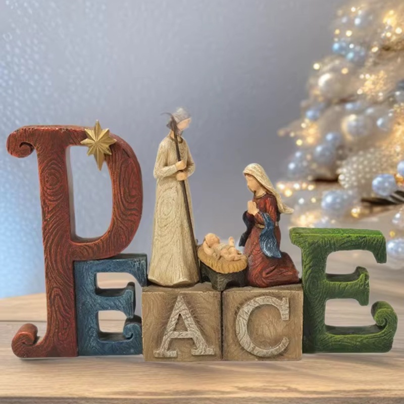 Decorative Christmas Nativity Figurine made of resin