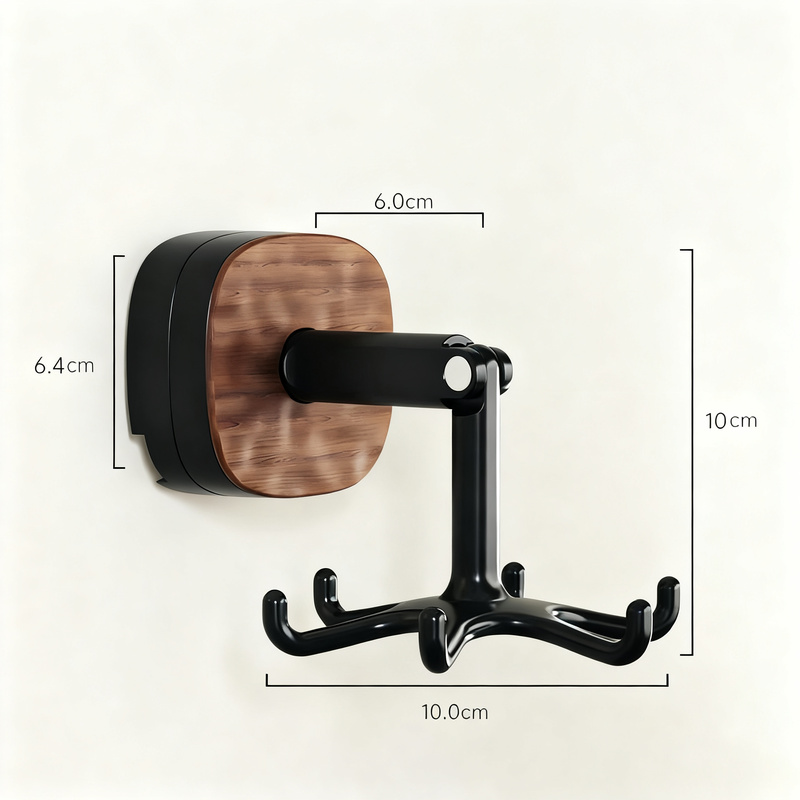 Swivel Kitchen Hook, PC, No Drilling