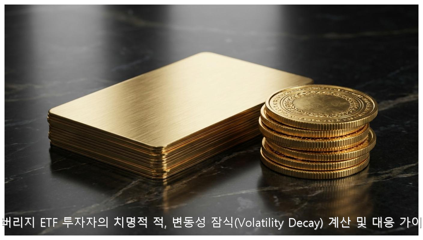 레버리지 ETF 투자자의 치명적 적, 변동성 잠식(Volatility Decay) 계산 및 대응 가이드 핵심 안내 및 분석 인포그래픽 (3)