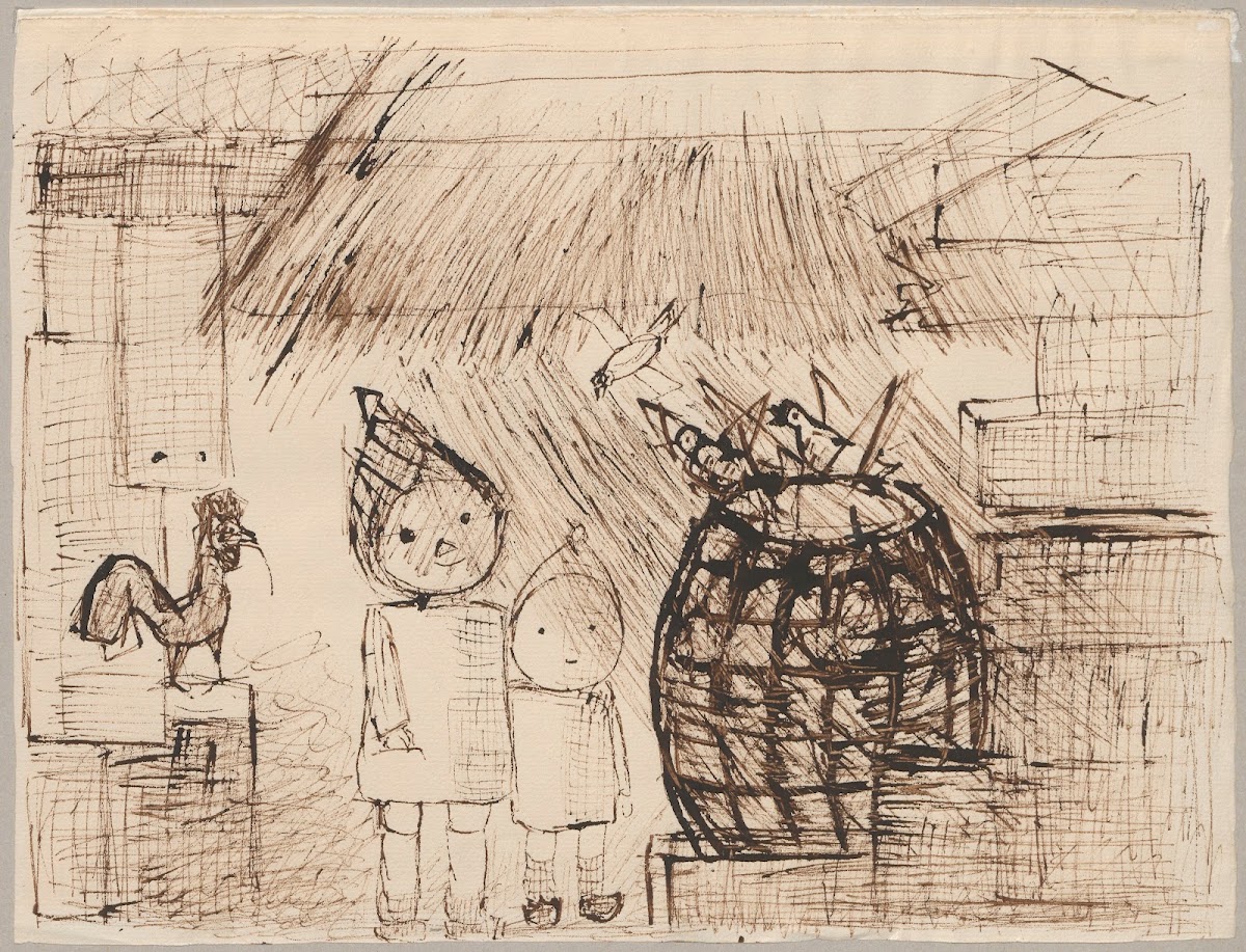Na progu szopy 1932