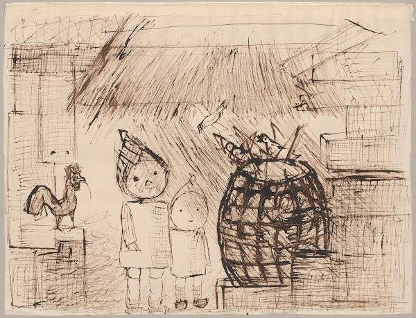 Na progu szopy 1932