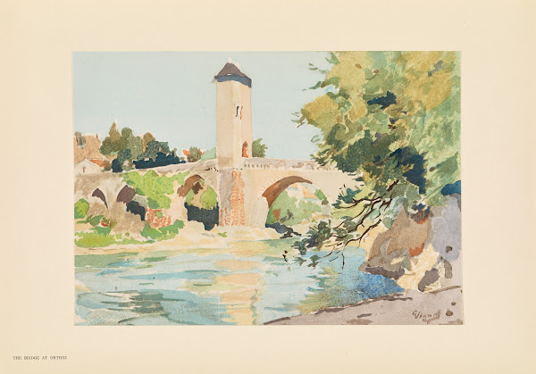 The bridge at Orthez 1925