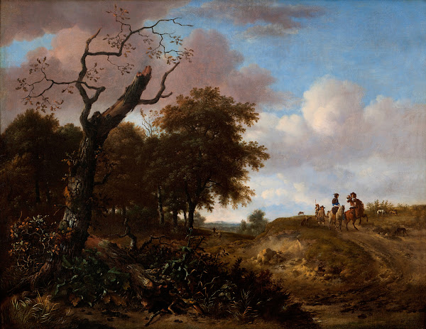 Hunting party in the dunes