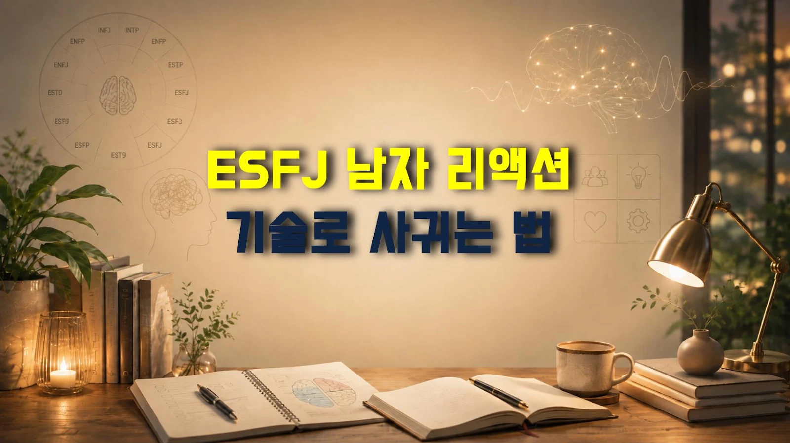 ESFJ 남자 리액션 기술로 사귀는 법