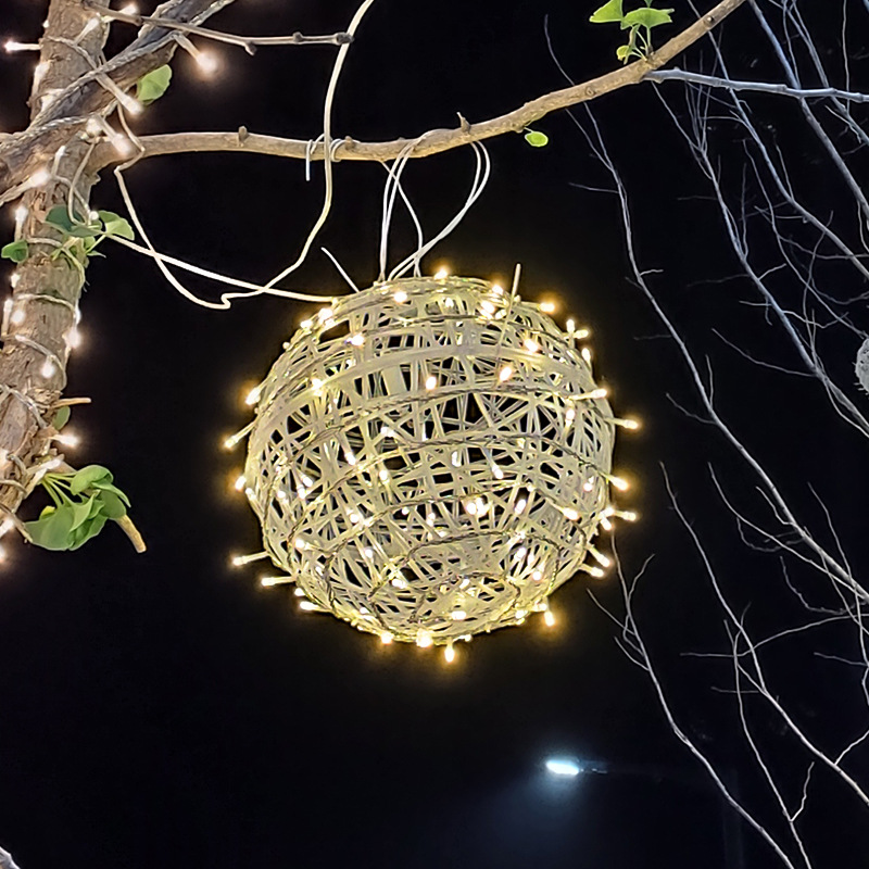 LED Rattan Ball Light, decorative