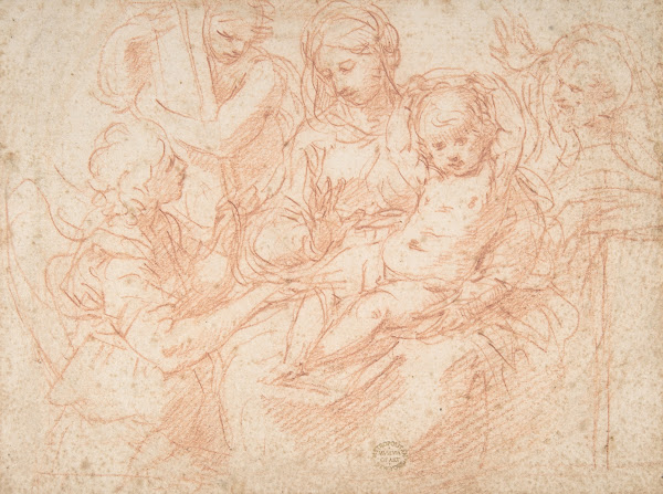 The Holy Family with Angels Bearing Symbols of the Passion 161248