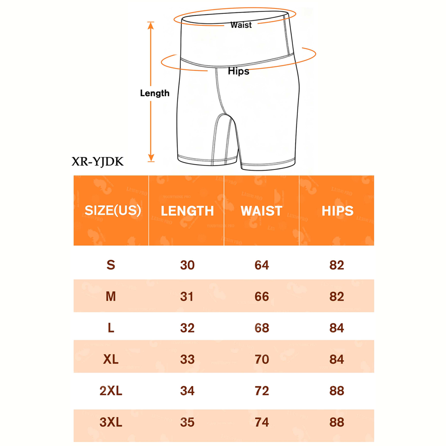 AOP Women‘s Fitted Yoga Shorts