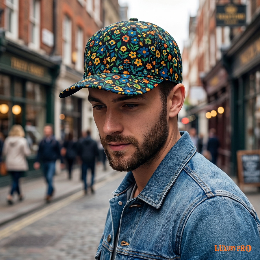 ROS soft lined four hole baseball cap