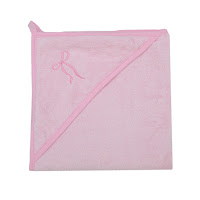 Дитячий рушник 100x100 Twins Belle рожевий