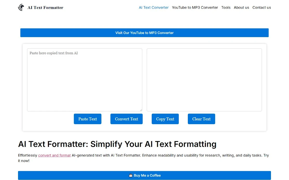 Captura de ChatGPT Text Formatter