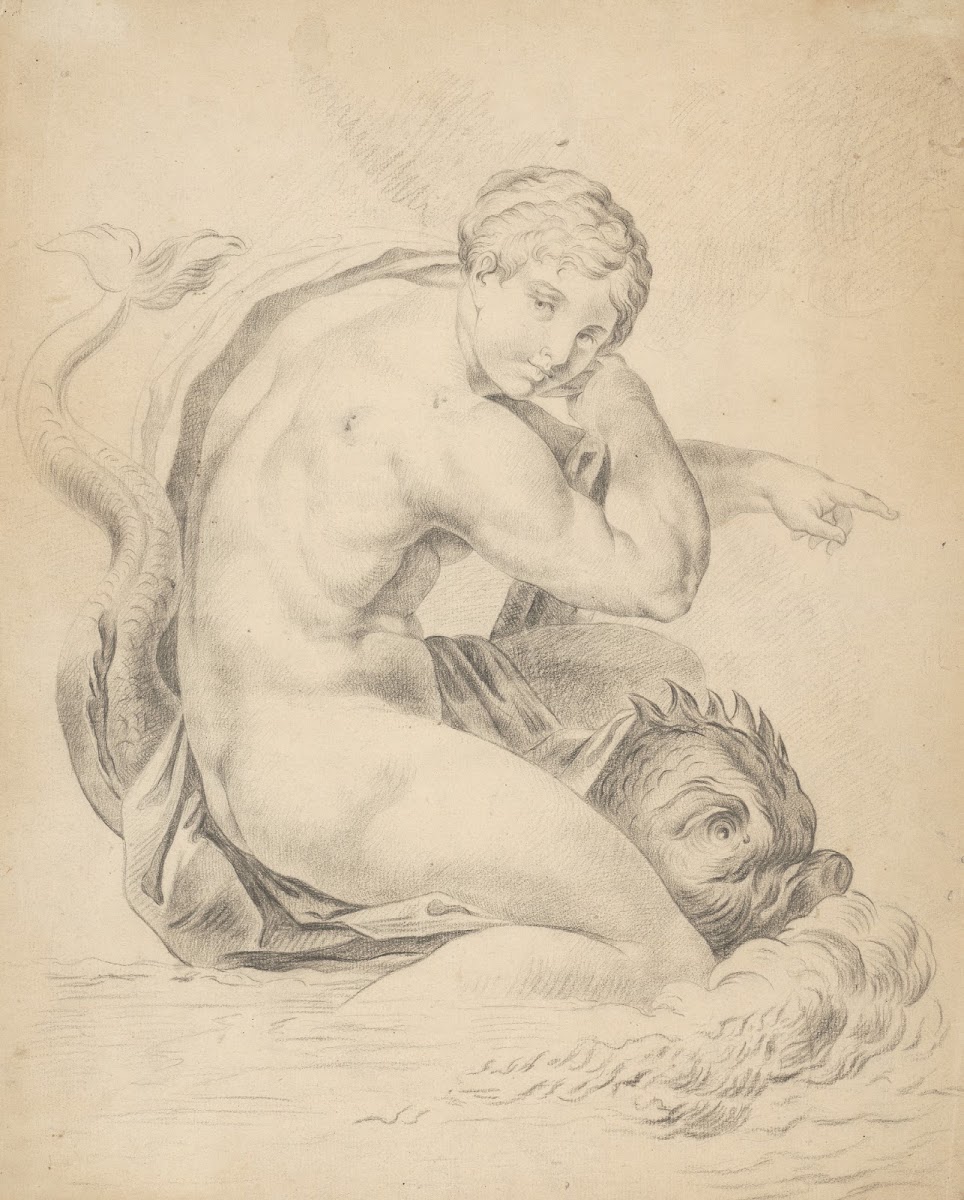 Woman with a dolphin 1870 1880