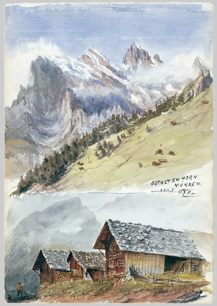Gspaltenhorn Mürren 1870