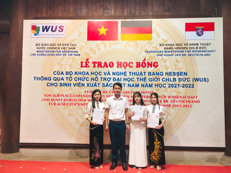 Sinh viên Trường Đại học Tây Bắc vinh dự được nhận học bổng  Hessen - CHLB Đức, năm học 2021 - 2022