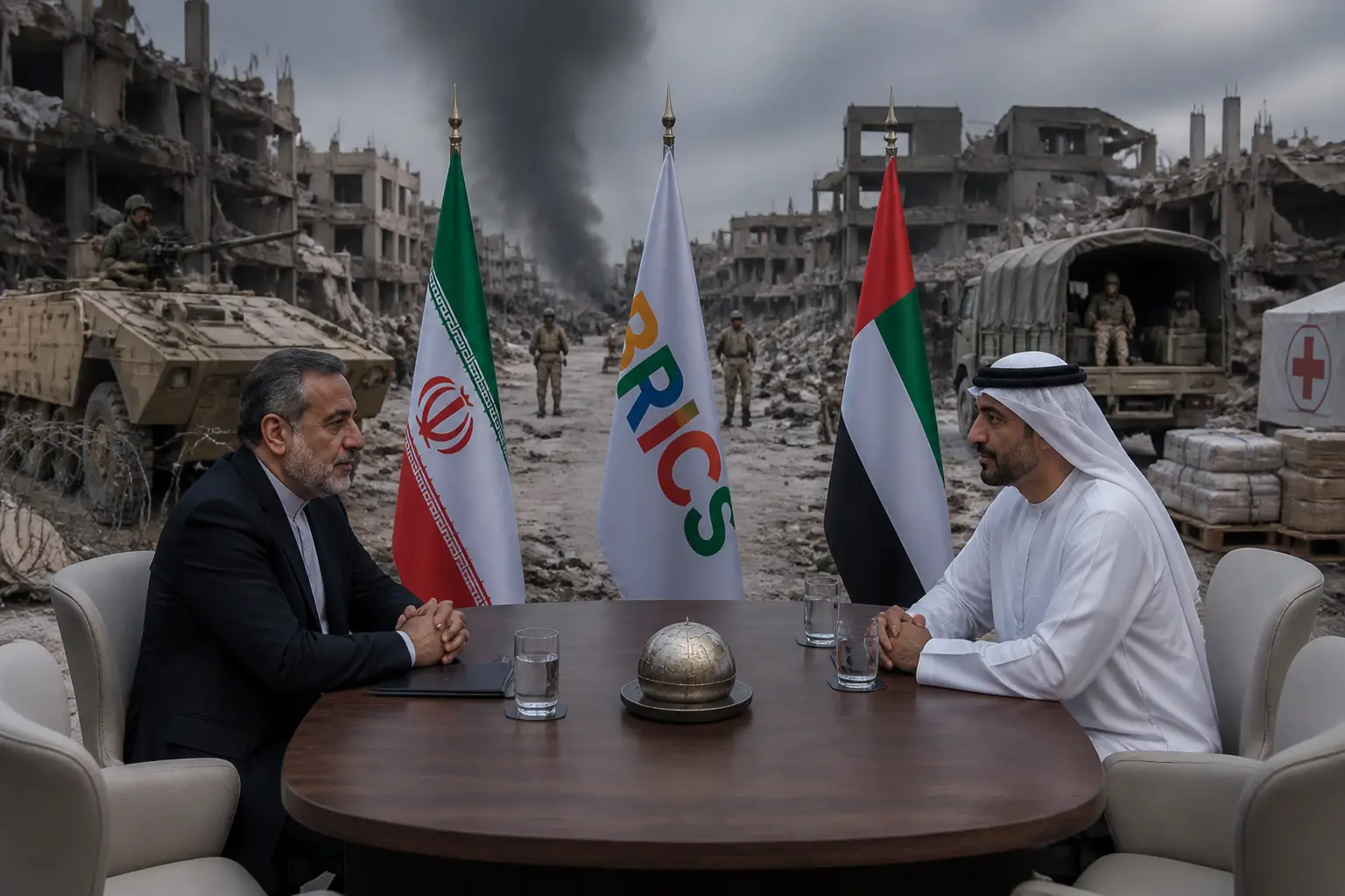 Editorial image for Iran and UAE support BRICS call for restraint in Middle East war