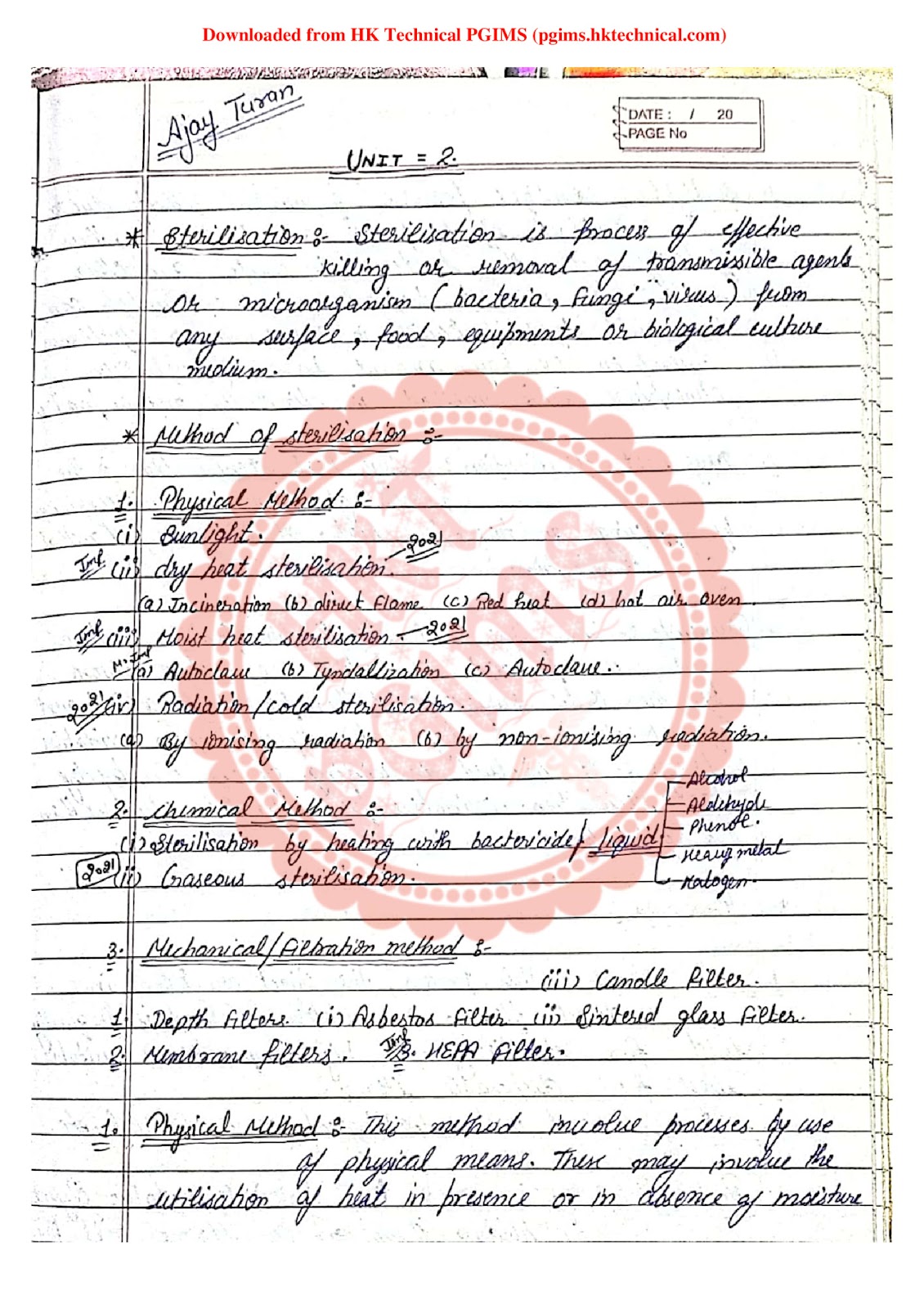  Microbiology unit 2 part 1 3rd Semester B.Pharmacy ,BP303T Pharmaceutical Microbiology,BPharmacy,Handwritten Notes,Previous Year's Question Papers,BPharm 3rd Semester,Pharmaceutical Microbiology,B.pharmacy 3rd semester,Important exam notes,Hand written notes,