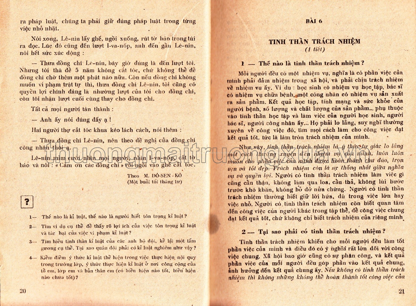 Giáo dục công dân 6 (1989) - Trang 11