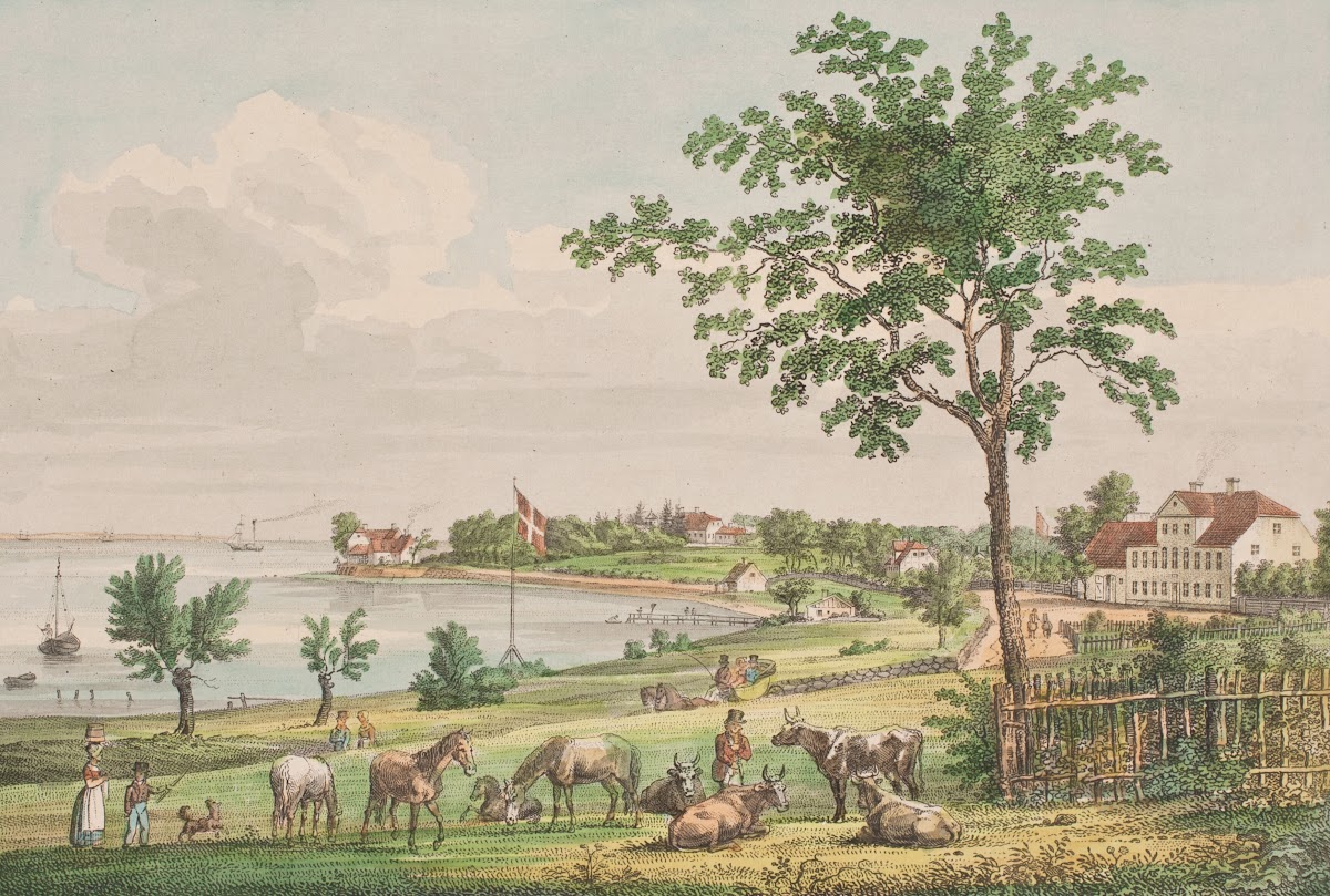 Udsigt ved Bellevue 1825  1826