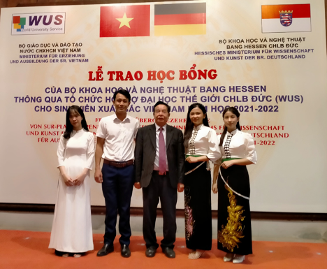 Sinh viên Trường Đại học Tây Bắc vinh dự được nhận học bổng  Hessen - CHLB Đức, năm học 2021 - 2022
