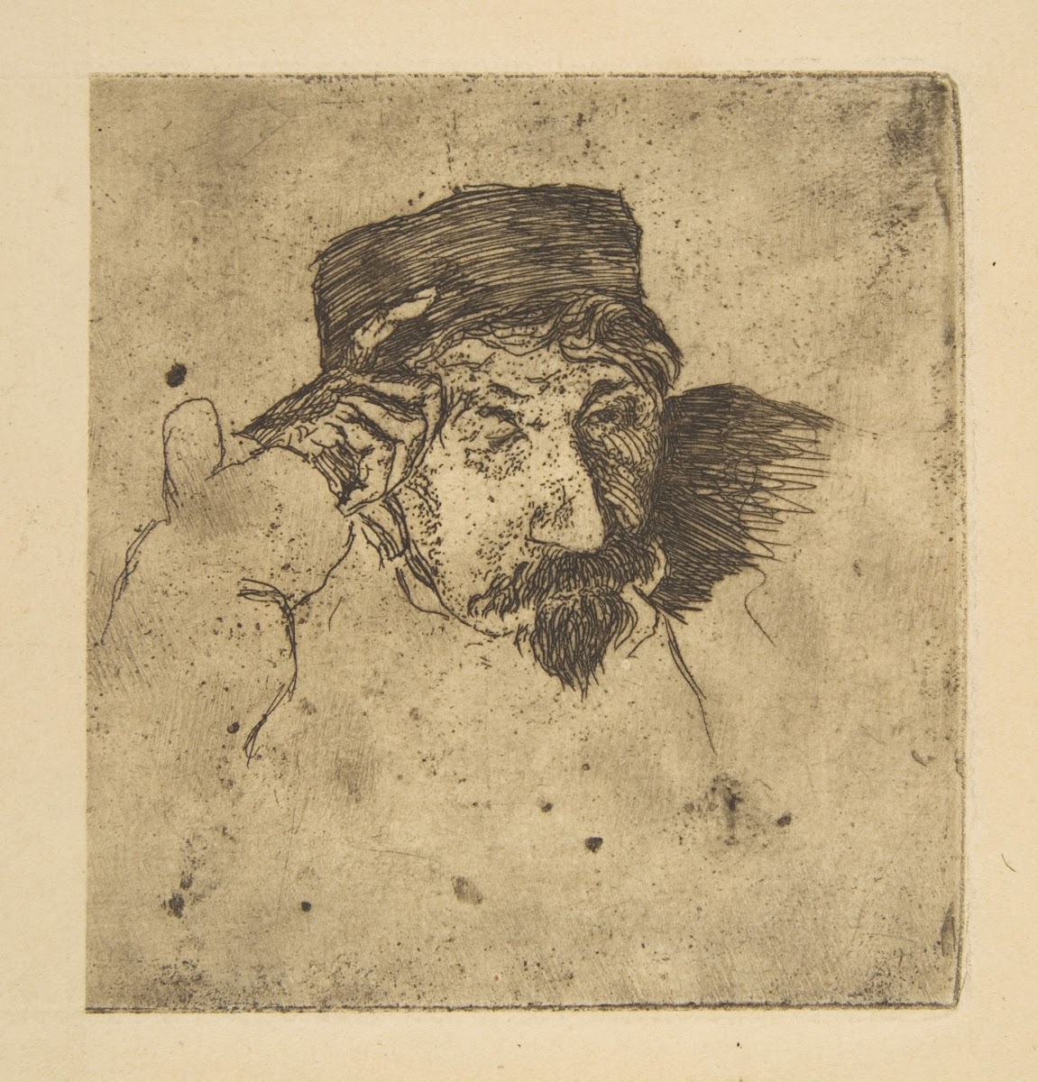 Sketch of Joseph Guichard 1853