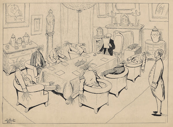 Bank council meeting at Metropolitbanken 1922
