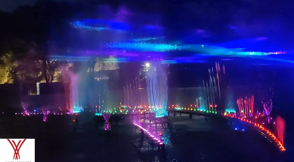 Multimedia Fountains – Video Projection & Laser Show