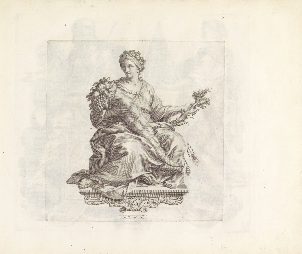 Personificatie van Overvloed 1673 1743