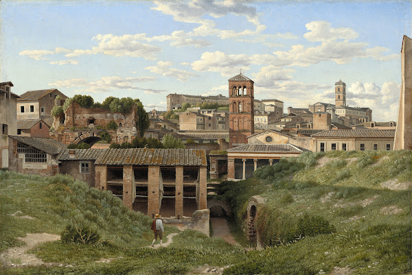 View of the Cloaca MaximaRome 1814