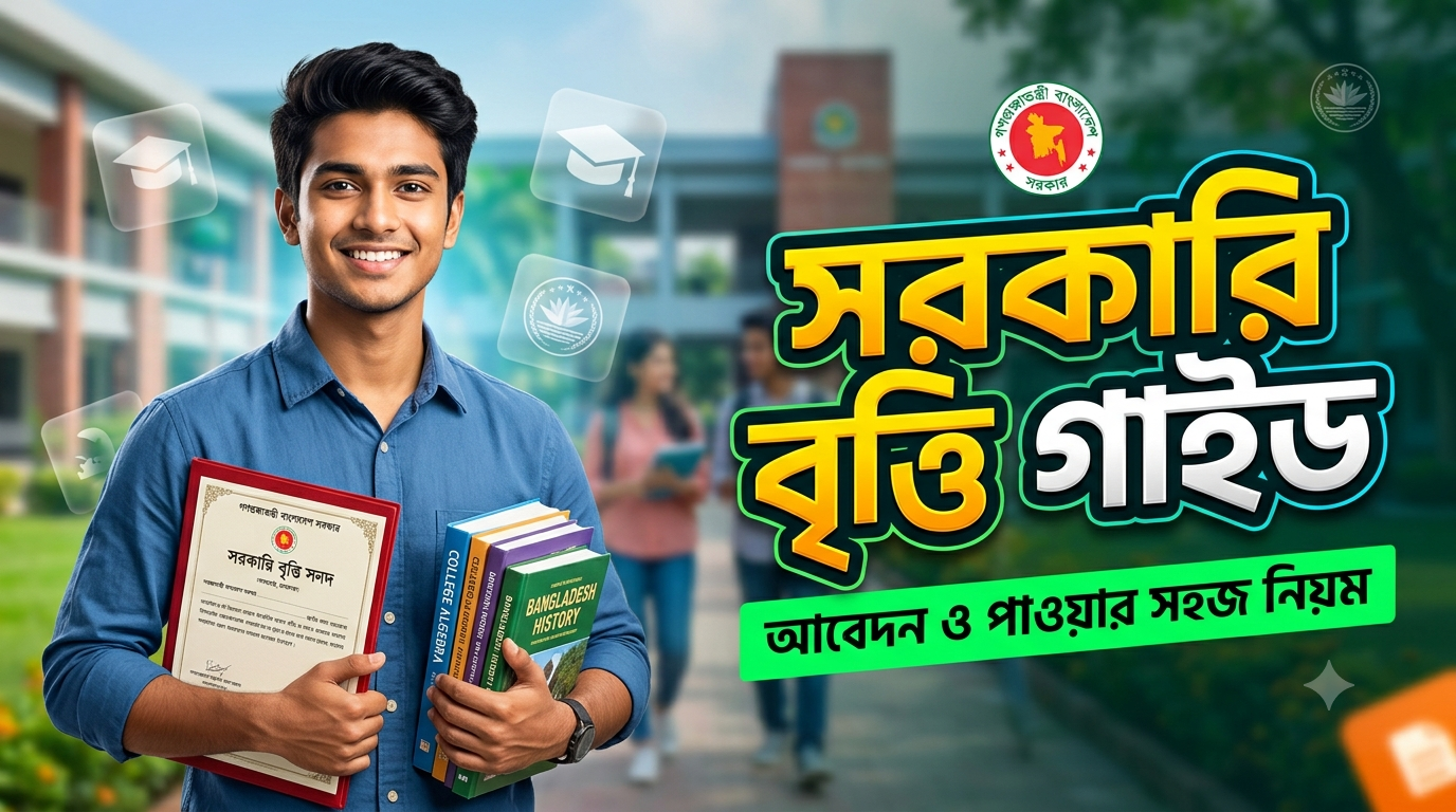 শিক্ষার্থীদের জন্য সরকারি বৃত্তি ও স্কলারশিপ: কী আছে, কীভাবে পাবেন