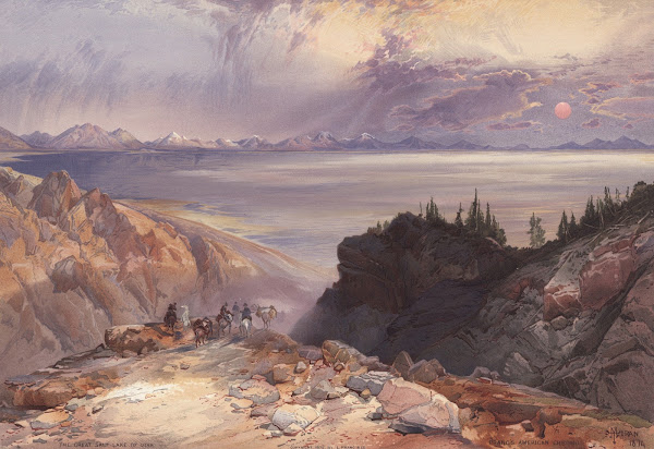 The Great Salt Lake of Utah 1875