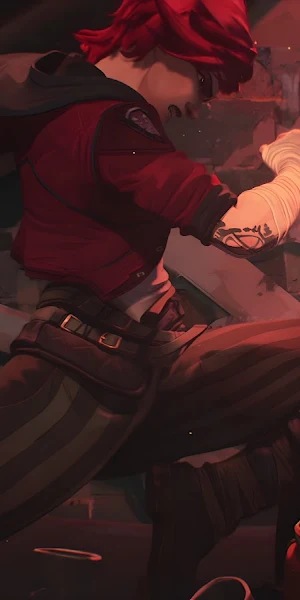 Vi (League Of Legends), Sevika (League Of Legends), League Of Legends, Arcane, Netflix Tv Series 5K Wallpaper Background