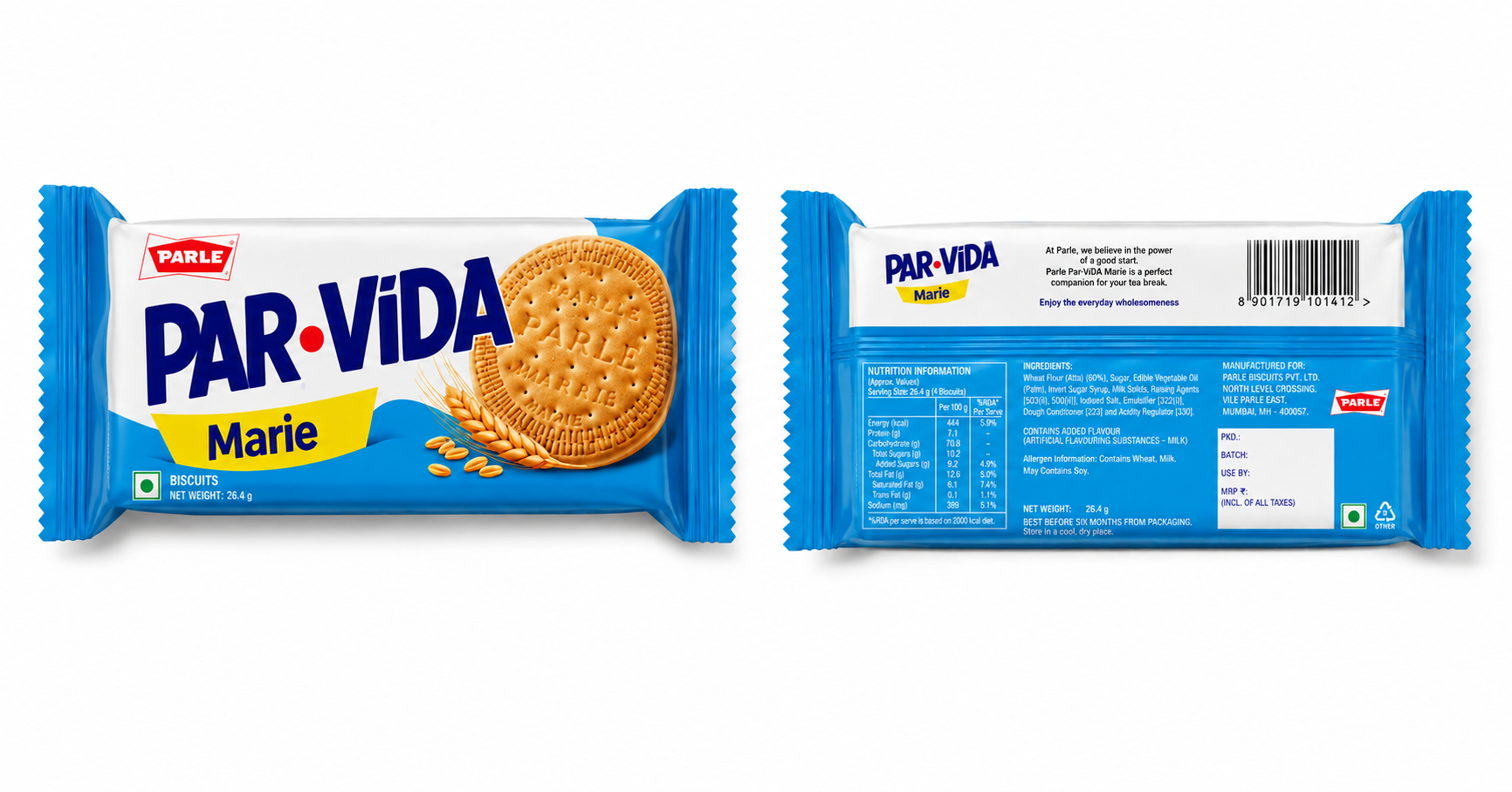 Front-facing product reference image