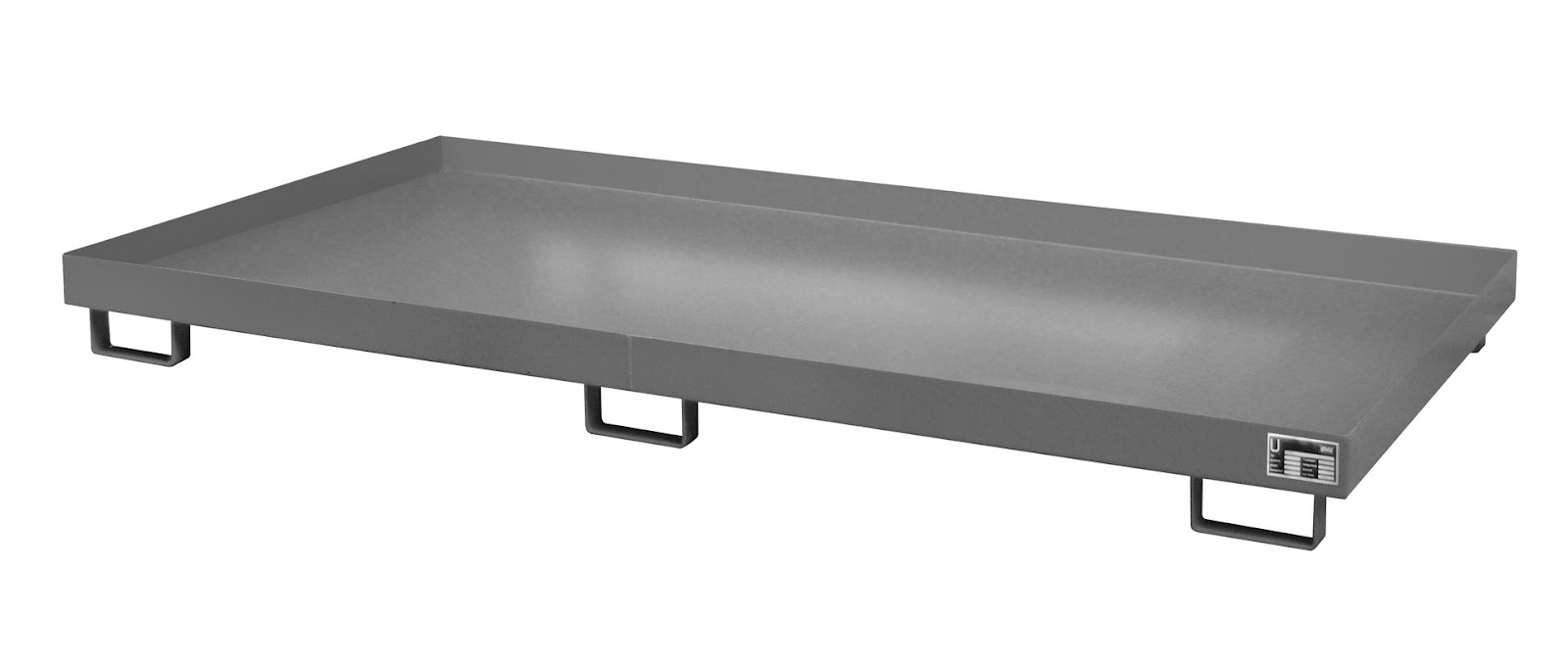Stellingopvangbak RW 2700-1, gelakt, Muisgrijs