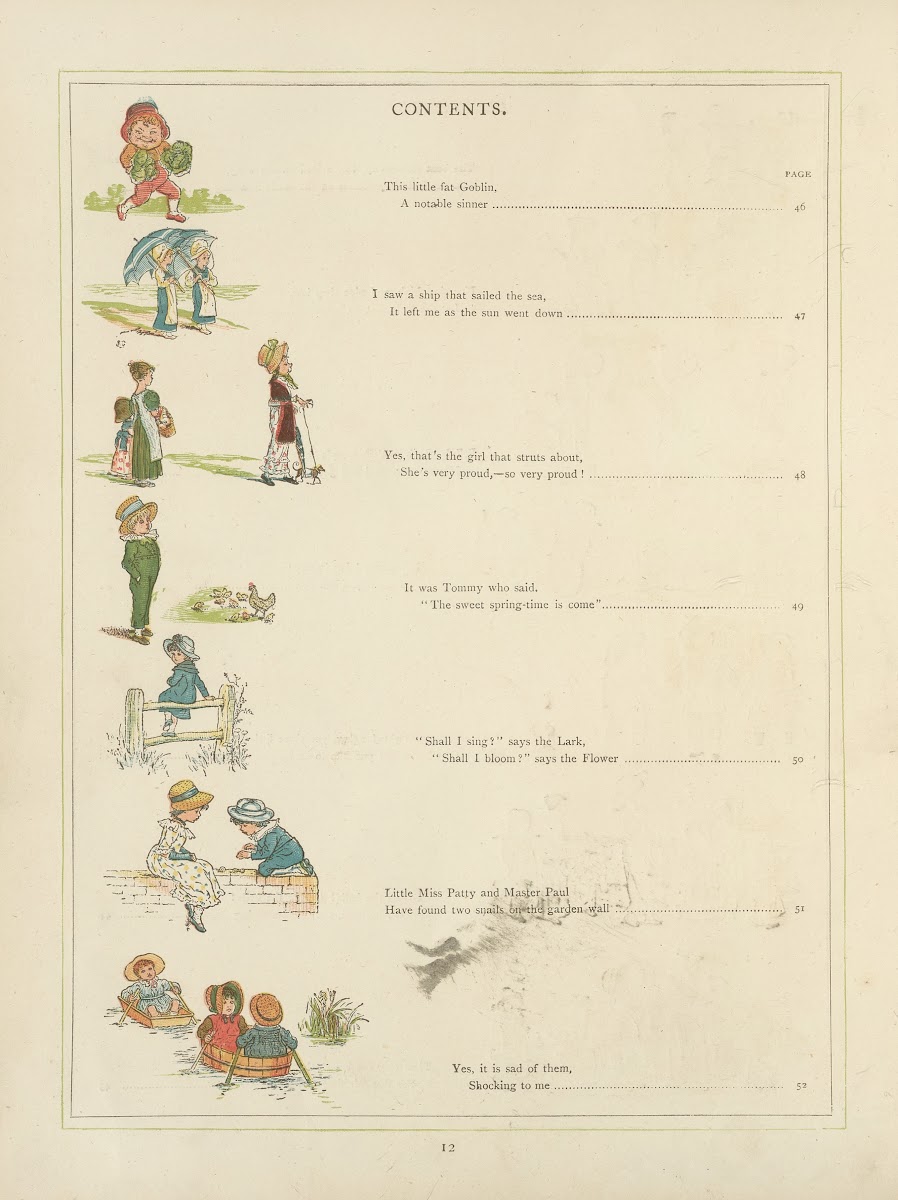 Under the window  pictures  rhymes for children Pl13 1878