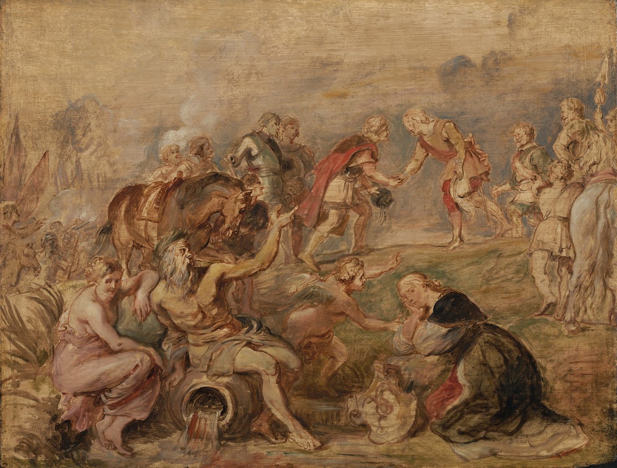 Meeting of King Ferdinand of Hungary and the Cardinal Infante Ferdinand of Spain