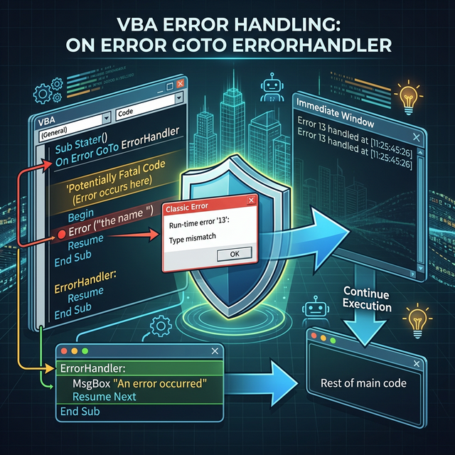 Xử lý lỗi On Error trong VBA Excel