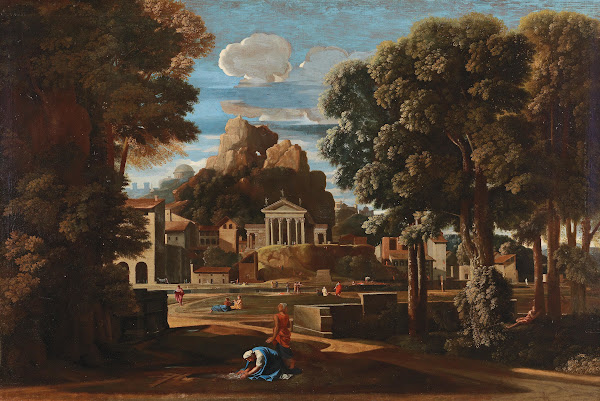 Landscape with the gathering of the Ashes of Phocion 1645