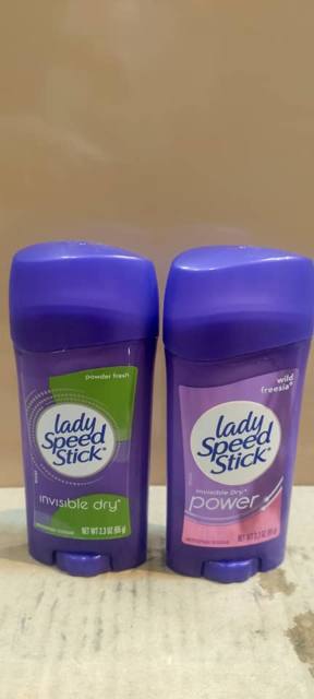مزيل عرق ليدي سبيد ستيك Invisible Dry برائحة باودر فريش 65 غ — Q-BB103-POWDER-FRESH