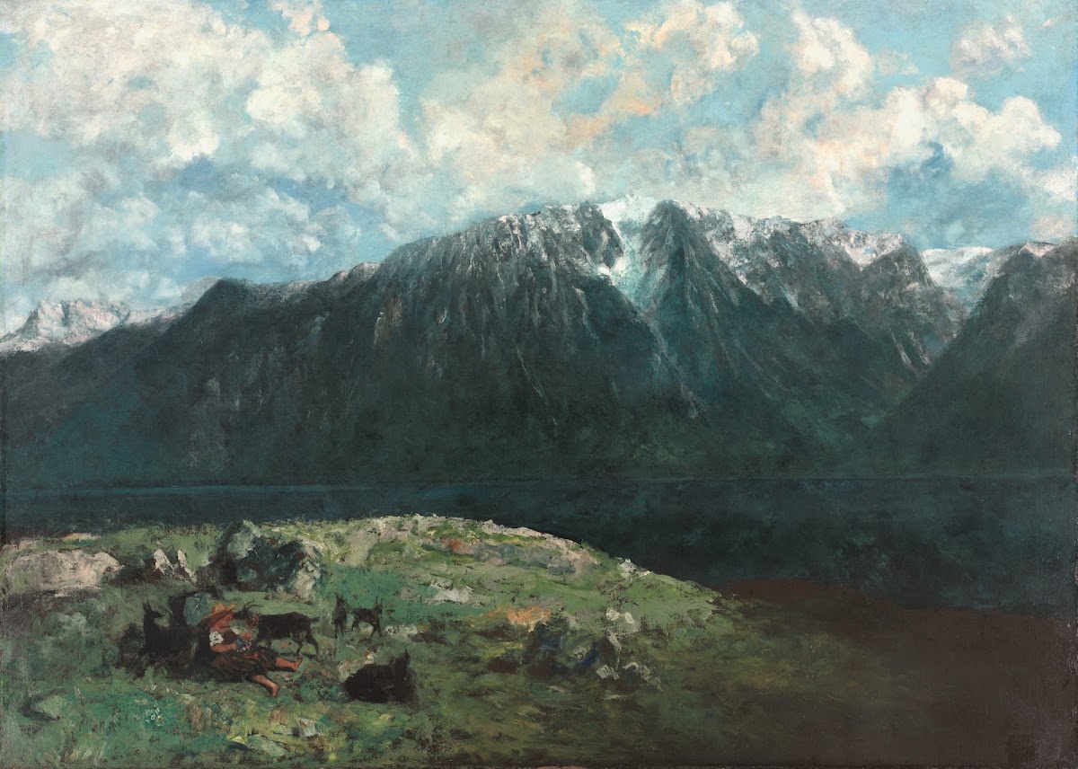 Panoramic View of the Alps Les Dents du Midi 1877