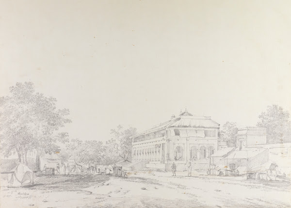 Original Drawings for Choix de Vues de LInde and Others Pl45 1780 1788