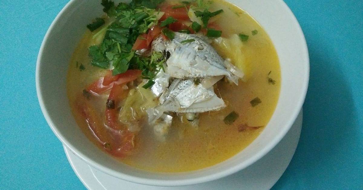 Canh cá liệt nấu thơm cà