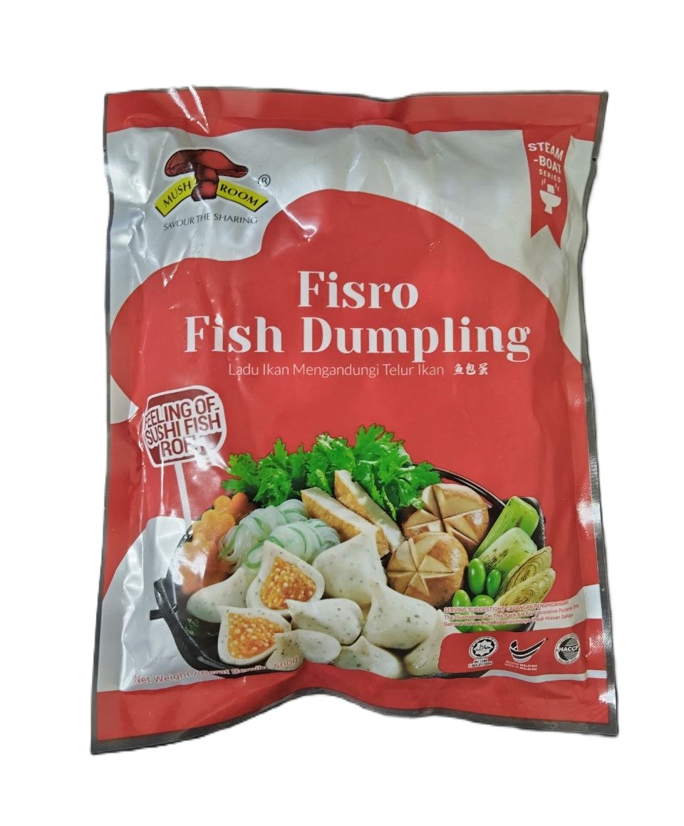 Ql Mushroom Fisro Fish Dumpling 500G