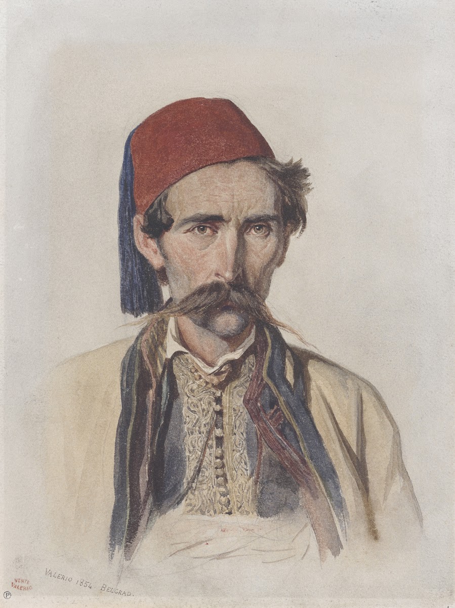 Moustachioed Slav in Belgrade 1854