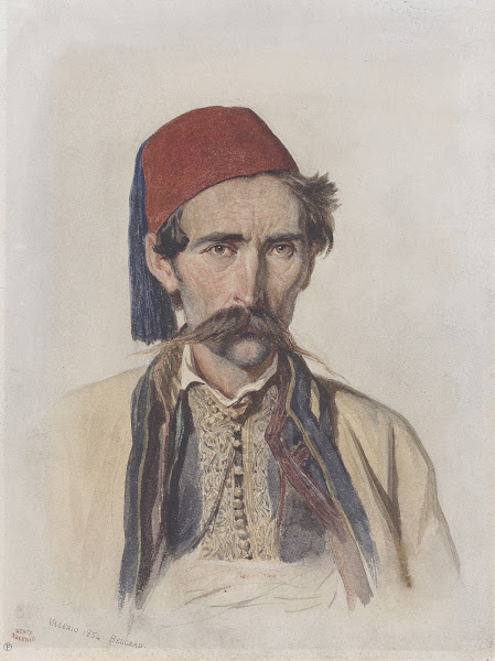 Moustachioed Slav in Belgrade 1854