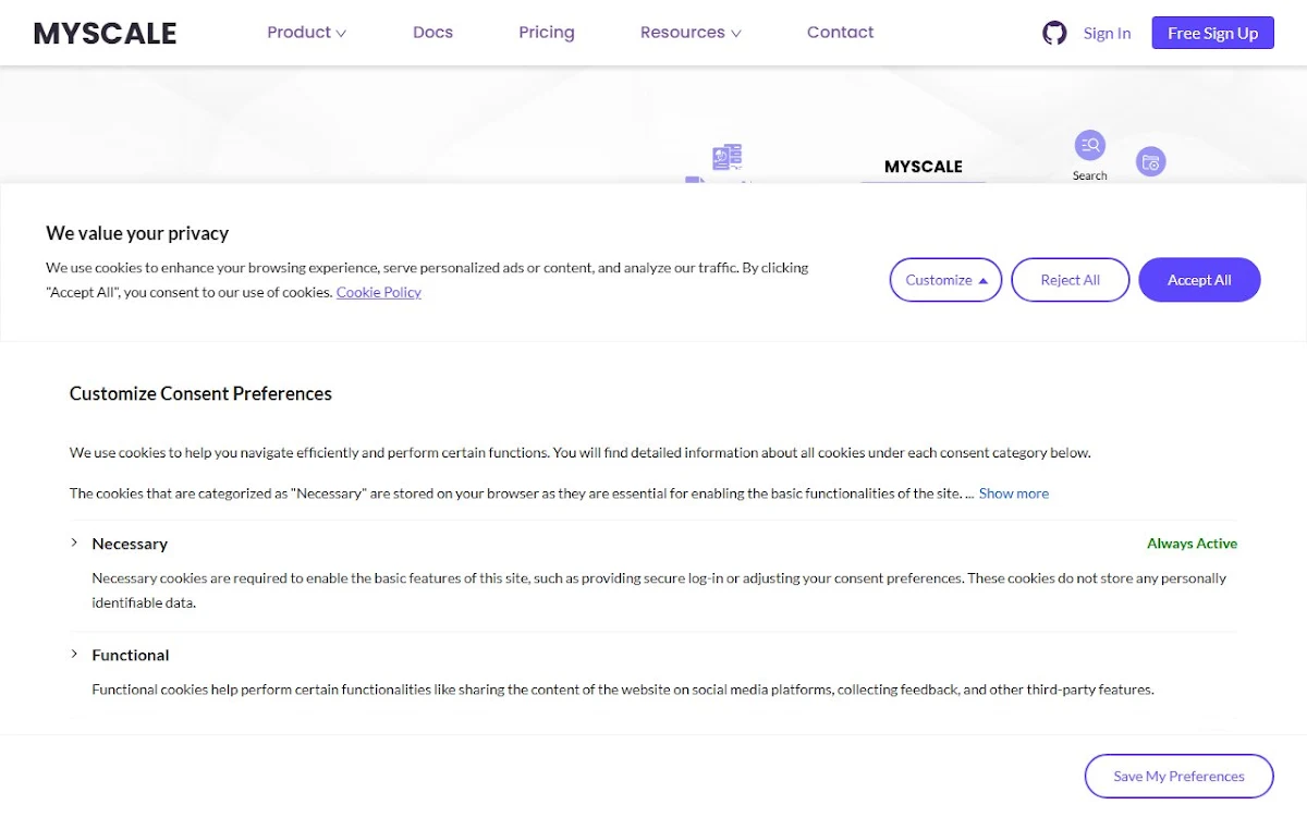 Captura de myscale.com