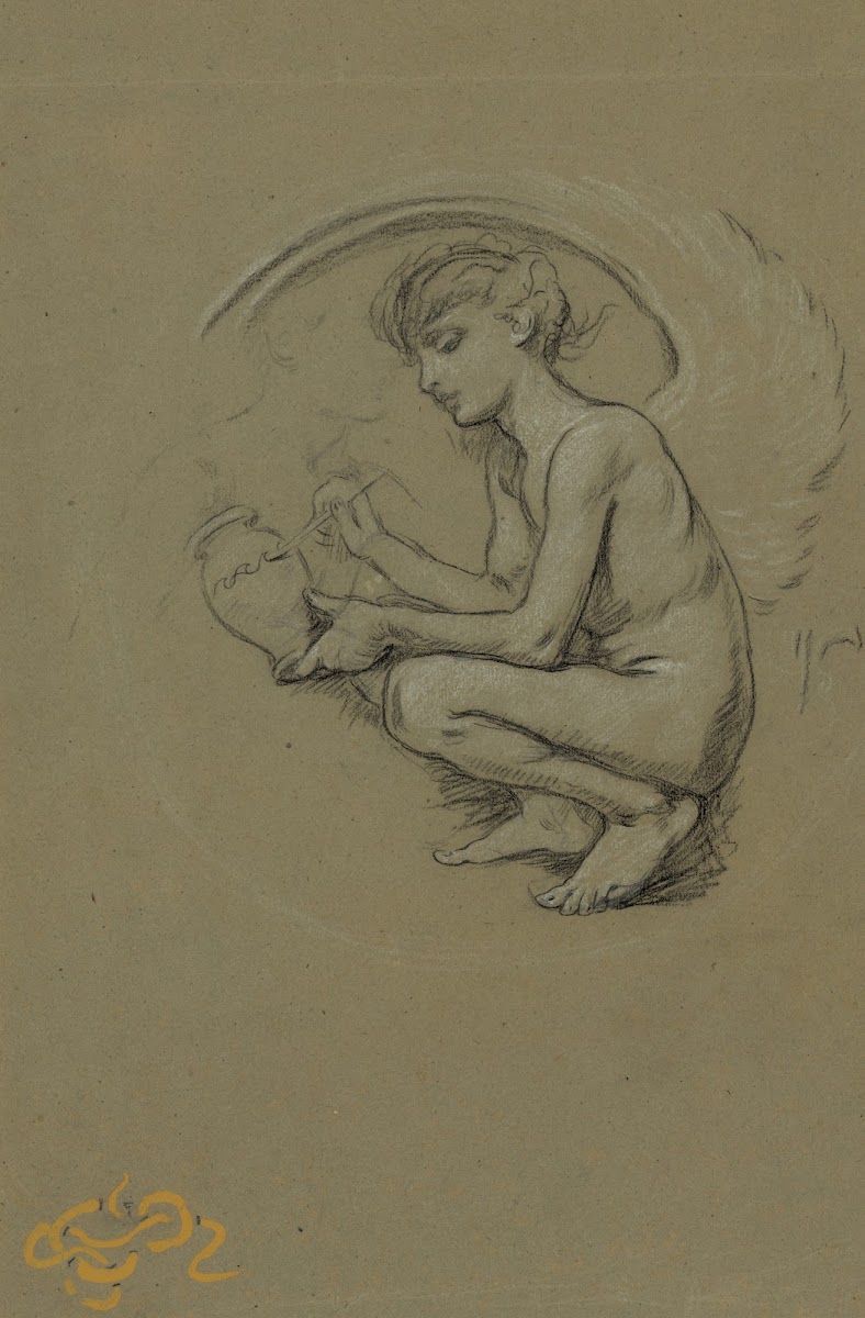 Study of figure of Arts 1895
