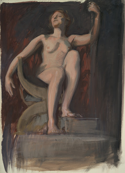 Study for the figure of The Genius of Pennsylvania in The Apotheosis of Pennsylv